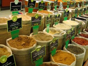 Spices by the barrel